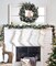 Prelit Christmas 9 Ft Battery Operated Garland with 50 LED Lights - Lighted Xmas Mantel Decor